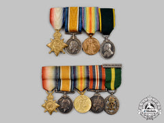 United Kingdom. Two First War Efficiency Miniature Groups