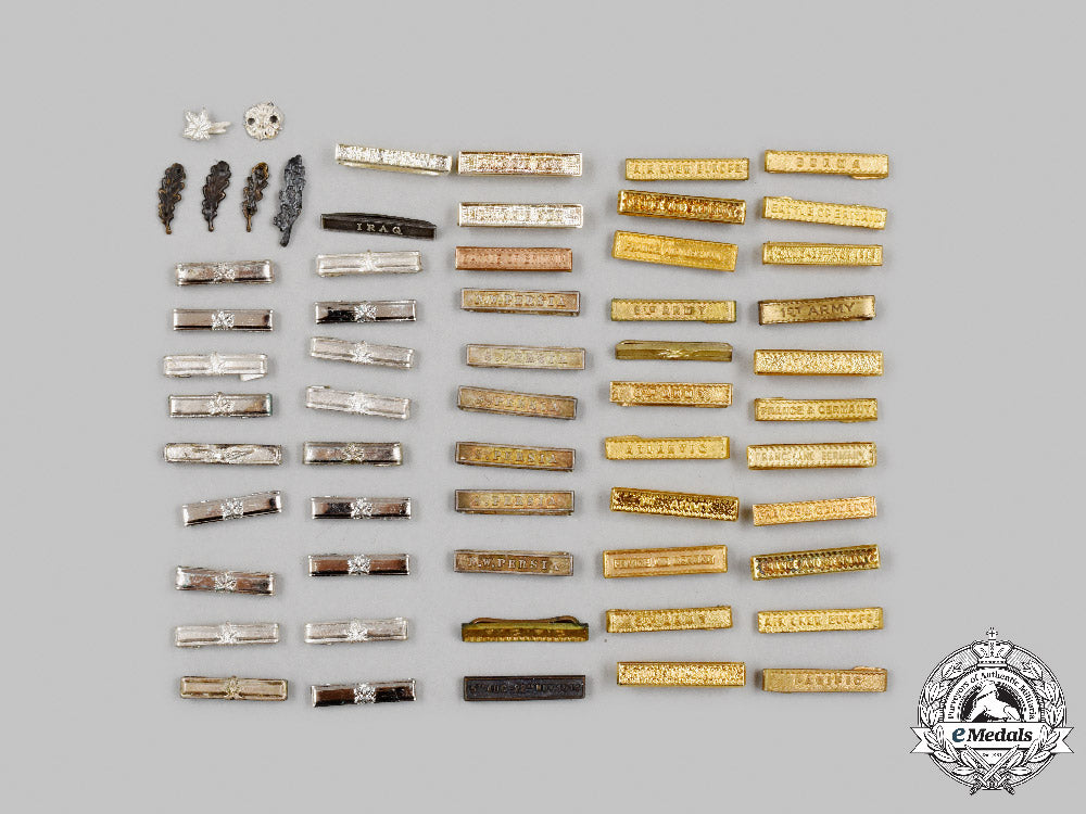 united_kingdom,_canada._a_lot_of_fifty-_nine_clasps_for_miniature_awards_c2021_160emd_2725