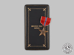 United States. A Bronze Star Medal, To Lieutenant A.s. Kosa, Cased, C.1945