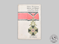 Germany, Third Reich. Orders, Decorations, Medals And Badges Of The Third Reich (Including The Free City Of Danzig)