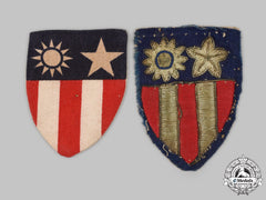 United States. Two China Burma India Theater Patches