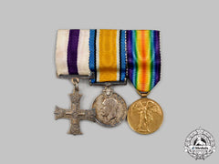 United Kingdom. A Military Cross First War Miniature Trio