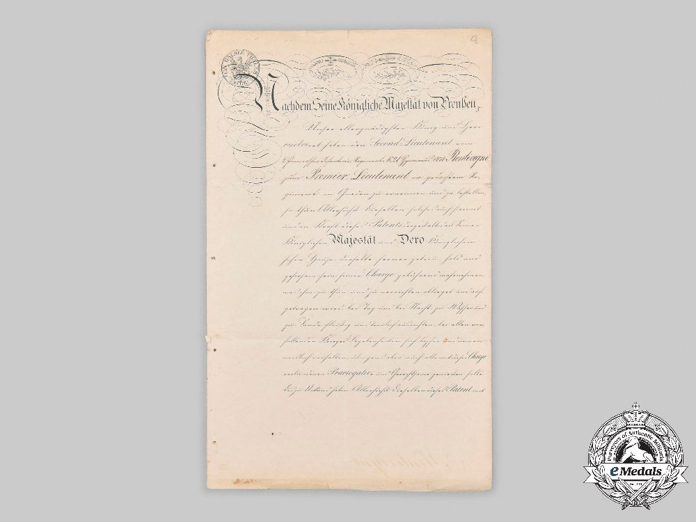 prussia,_kingdom._a_promotion_document_to1_st_lieutenant_during_franco-_prussian_war,1870_c2021_193_mnc2043