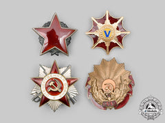 Romania, Russia, Yugoslavia. A Lot Of Four Socialist Awards