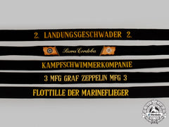 Germany. A Mixed Lot Of Cap Tally Ribbons