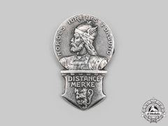 Norway, Kingdom. A 1923 Silver Sports Badge To H. Semeleng