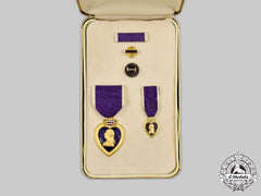 United States. A Purple Heart, Cased