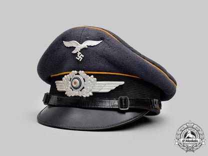 germany,_luftwaffe._a_flight_personnel_em/_nco’s_visor_cap_c2021_212_mnc5318