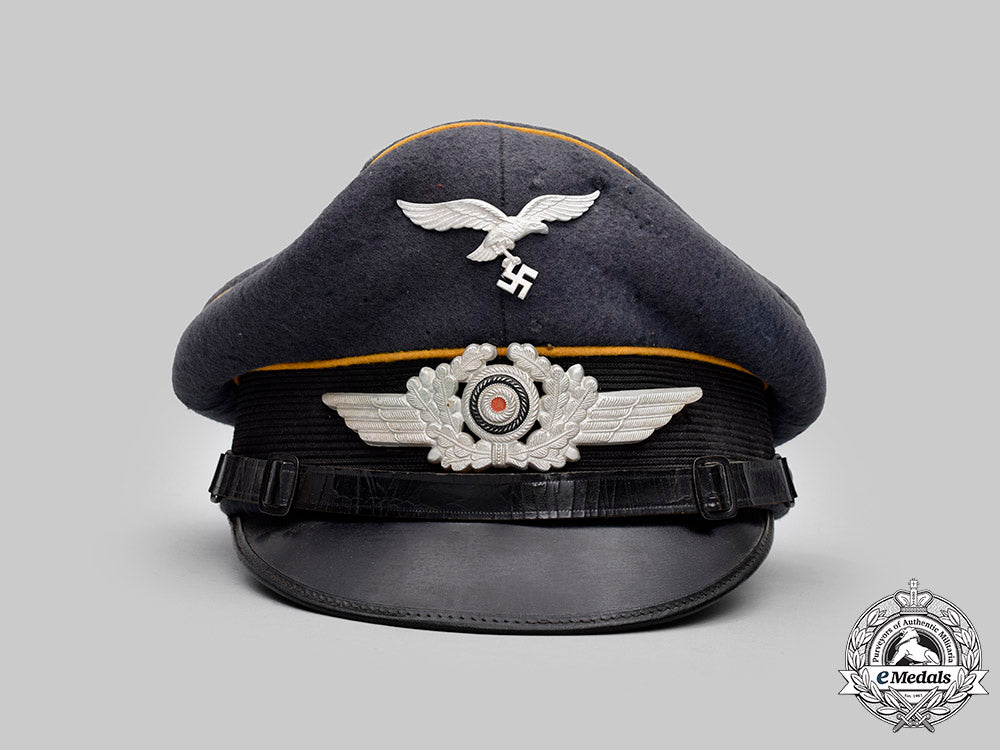 germany,_luftwaffe._a_flight_personnel_em/_nco’s_visor_cap_c2021_213_mnc5321