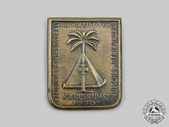 Germany, Federal Republic. A 1958 Karlsruhe Afrika Korps Veterans Meeting Badge