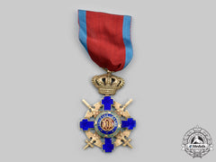 Romania, Kingdom. An Order Of The Star, V Class, Officer Military Division