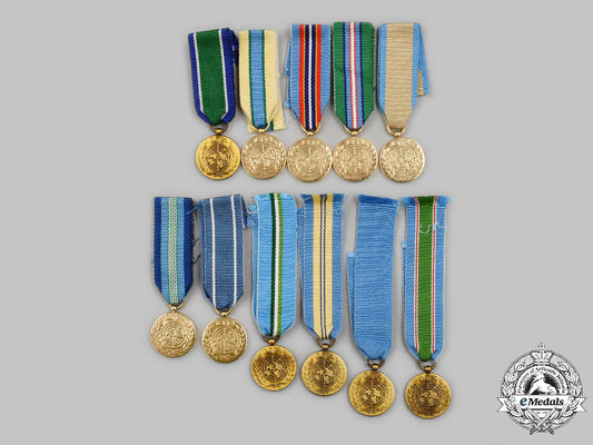 united_nations._lot_of_eleven_miniature_medals_c2021_251emd_7299