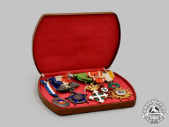 Chile, Republic. An Order Of Merit & St. Lazarus Award Bar