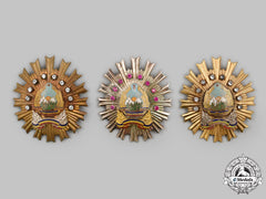 Romania, Socialist Republic. Three Orders Of Outstanding Achievement In The Defence Of Social Order And The State