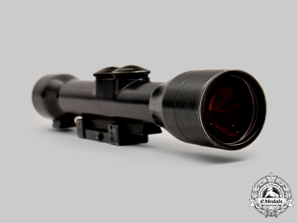 Zf4 Germany, Ddr. A Zf4/S Rifle Scope, With Case, By Carl Zeiss – eMedals