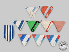 Serbia, Kingdom. A Lot Of Ten Period Ribbons