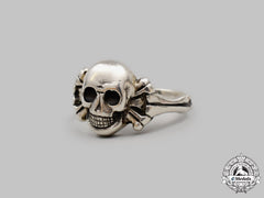 Germany, Weimar Republic. A Silver Totenkopf Ring, Possible Freikorps Connection