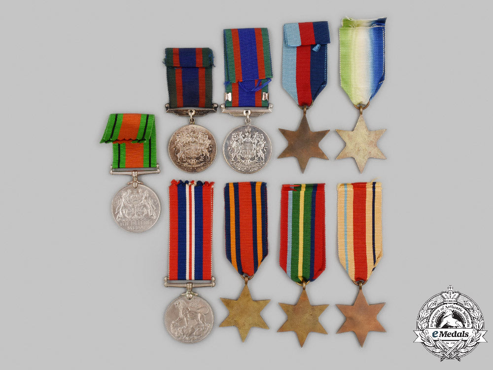 united_kingdom,_canada._nine_second_war_awards_c2021_333emd_9907