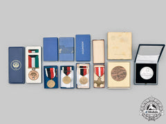 France, Israel, Kuwait, Malta, United States. A Lot Of Seven Cased Awards