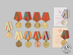 Russia, Soviet Union, Federation. Eleven Medals & Awards