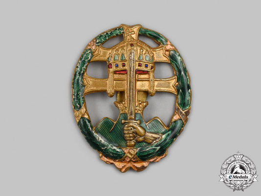 hungary,_regency._an_army_officer's_badge_for_combat_leadership,_c.1935_c2021_349emd_7539