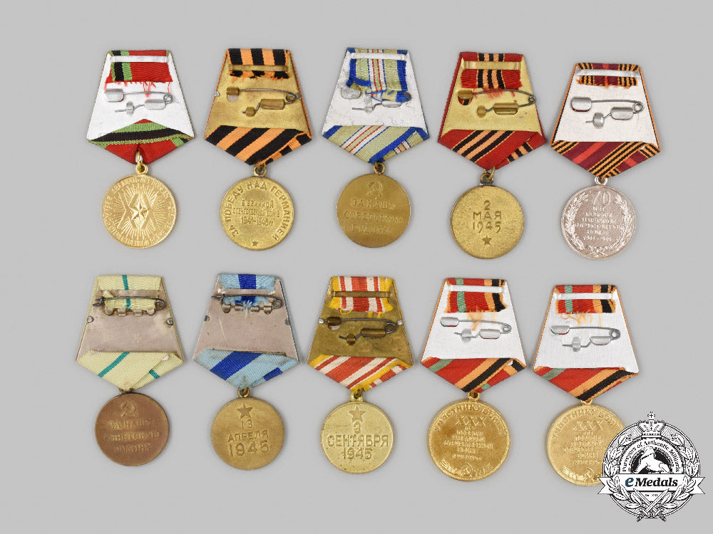 russia,_soviet_union,_federation._ten_medals&_awards_c2021_356emd_9975