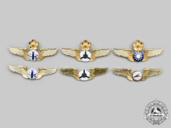 China, Republic (Taiwan). Six Republic Of China Air Force And Army Badges