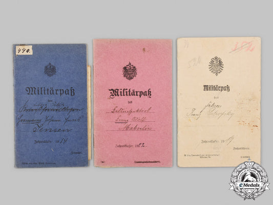 germany,_imperial._a_lot_of_militärpäße_c2021_392emd_477