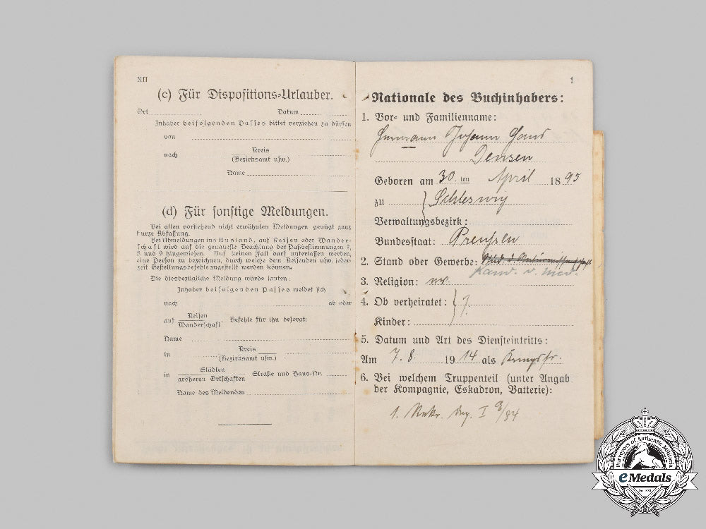 germany,_imperial._a_lot_of_militärpäße_c2021_394emd_479