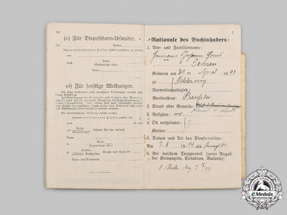 germany,_imperial._a_lot_of_militärpäße_c2021_394emd_479