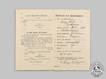 germany,_imperial._a_lot_of_militärpäße_c2021_396emd_481