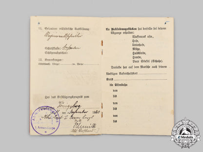 germany,_imperial._a_lot_of_militärpäße_c2021_398emd_483