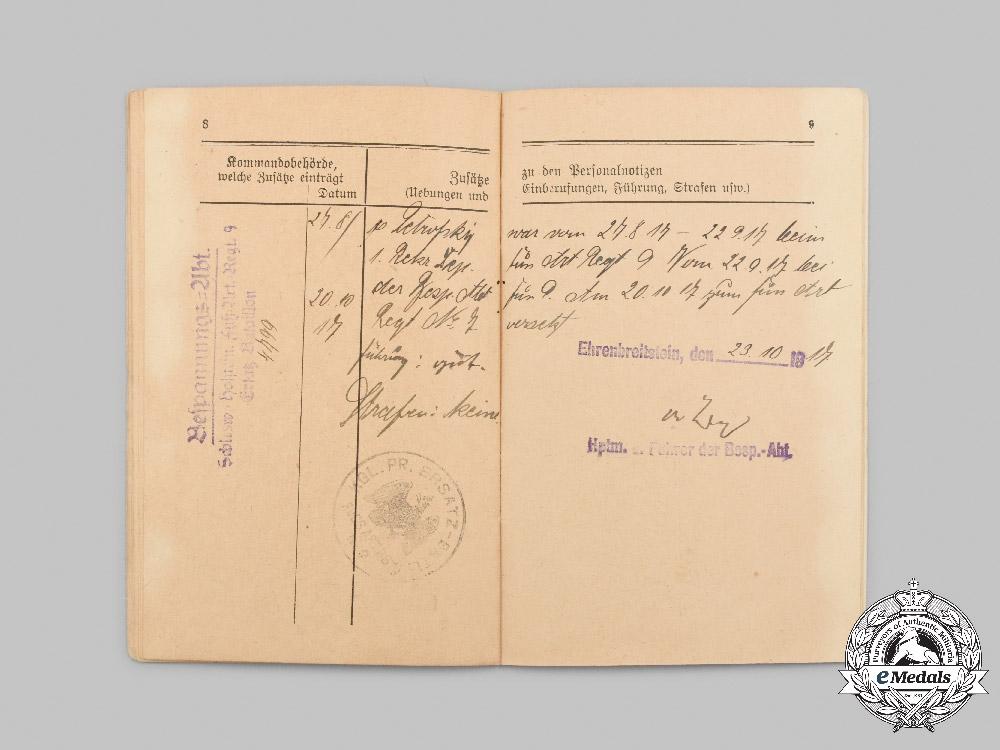 germany,_imperial._a_lot_of_militärpäße_c2021_400emd_485