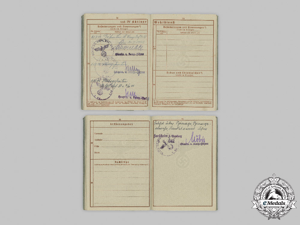 germany,_wehrmacht._a_lot_of_service_books_and_identity_documents_to_a_pair_of_soldiers_with_first_and_second_war_service_c2021_409emd_494