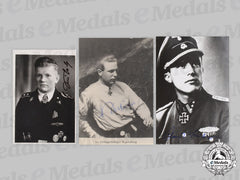 Germany, Ss. A Lot Of Postwar Signed Photos Of Knight’s Cross Recipients