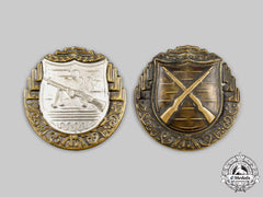 Czechoslovakia, I Republic. A Pair Of Proficiency Badges