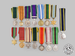 United Kingdom, Canada, United Nations. A Lot Of Fifteen Miniature Awards