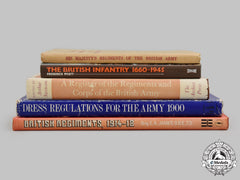 United Kingdom. Five British Army Books