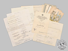Germany, Heer. A Collection Of Documents To Army Medic Nco Egon Kühn (Ek2, Kia)