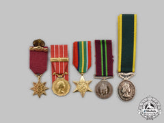 United Kingdom, Canada, New Zealand. A Lot Of Five Miniature Awards