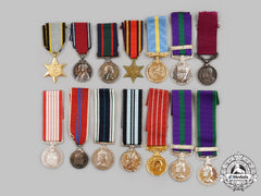 United Kingdom, Canada. A Lot Of Fourteen Miniature Awards