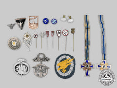 Germany, Third Reich. A Mixed Lot Of Decorations And Insignia