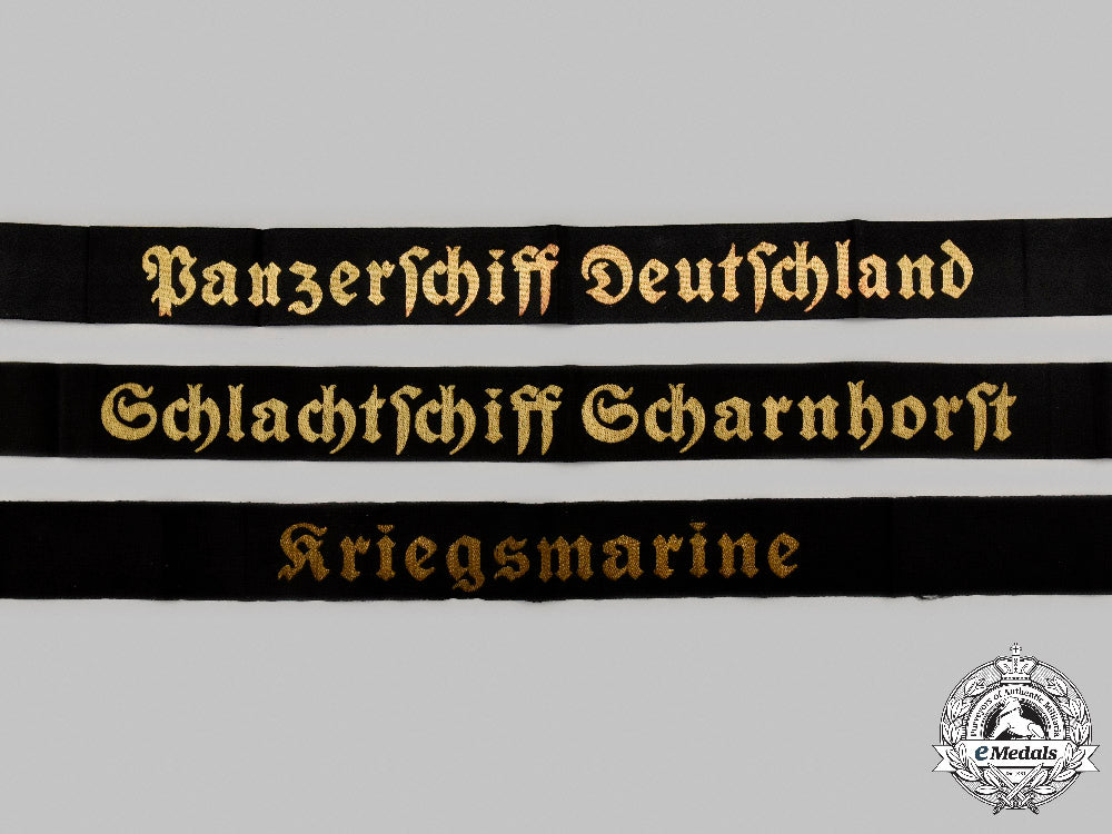 germany,_kriegsmarine._a_lot_of_cap_tally_ribbons_c2021_549_mnc7754