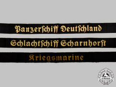 Germany, Kriegsmarine. A Lot Of Cap Tally Ribbons