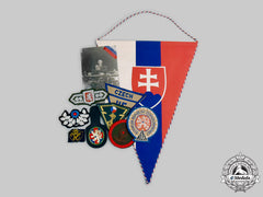 Slovakia. A Mixed Lot Of Badges And Insignia