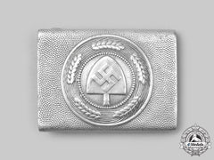 Germany, Rad. A Reich Labour Service Enlisted Personnel Belt Buckle, By Gustav Brehmer