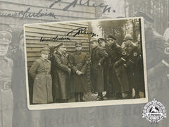 Germany, Third Reich. A Rudolf Hess And Konrad Henlein Signed Press Photo