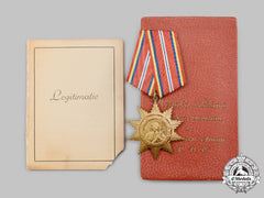 Romania, Republic. A Medal For The 20Th Anniversary Of The Armed Forces Issued To Gheorghe Gheorghiu-Dej
