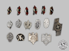 Germany, Hj. A Mixed Lot Of Badges