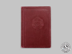 Romania, Republic. A 1956 Issue Diplomatic Passport Of Gheorghe Gheorghiu-Dej